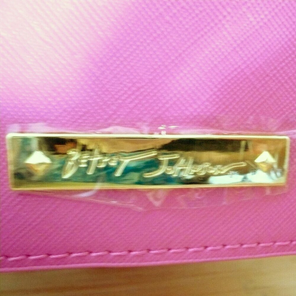 Betsey Johnson Dog Beach House Frenchie pink Crossbody Bag XO BEACH New no tag - Picture 6 of 9